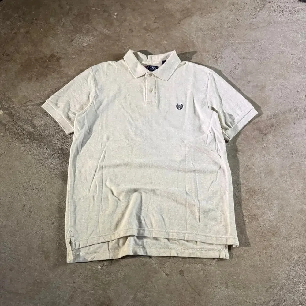 Y2K Cream Chaps Ralph LaurenPolo Shirt